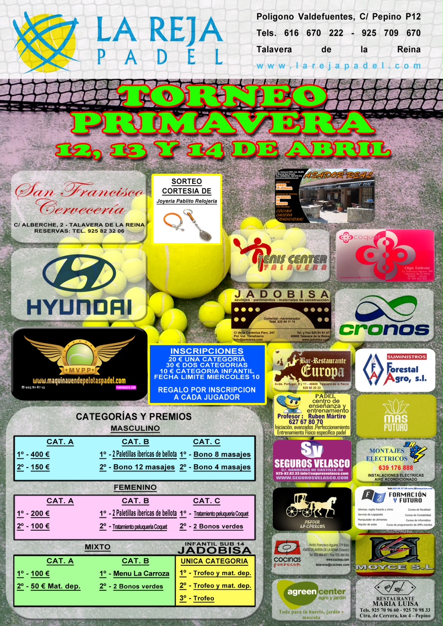 Torneo 12, 13 y 14 de Abril 2013