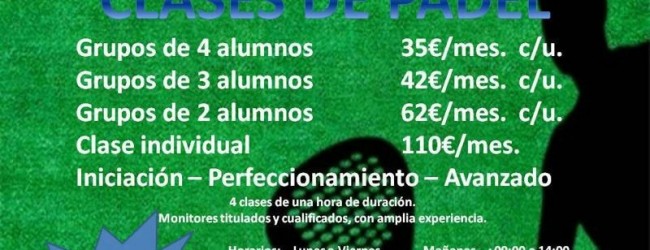 Escuela de padel La Reja