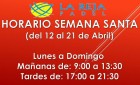 Horario Semana Santa 2014