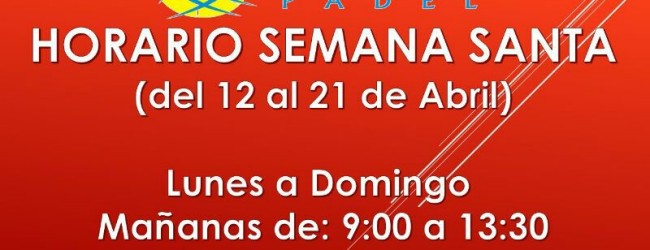 Horario Semana Santa 2014