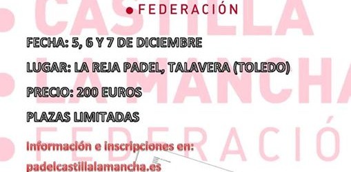 Curso Juez-Árbitro regional Federación Padel Castilla la Mancha