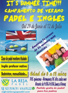 Campamento verano Padel e Inglés